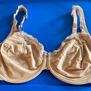 Soma Embraceable unlined Lace Trimmed Tan Bra